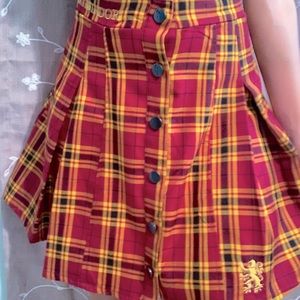 Harry Potter Gryffindor Mini Skirt